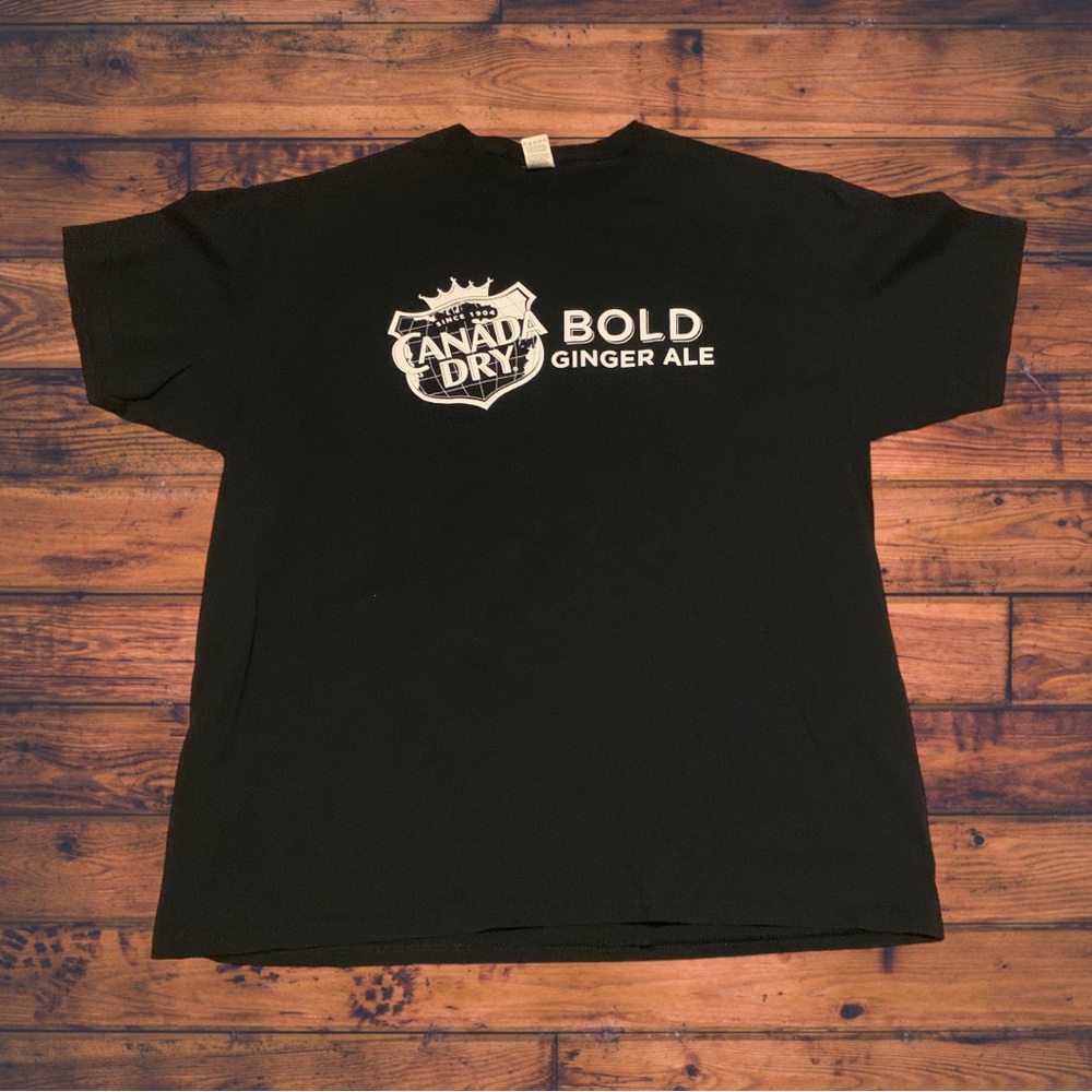 Canada Dry Bold Ginger Ale Promo Shirt Since 1904 Vintage Pepsi Coke Coca Cola